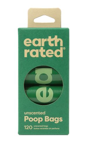 sac sans odeur Poopbags, Earth Rated 120 sacs