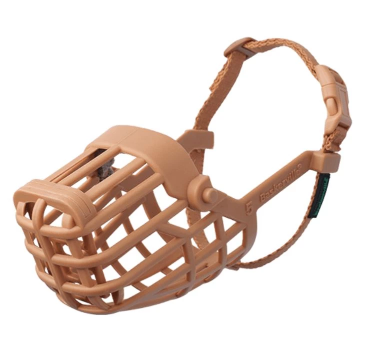 Muselière pour chien Baskerville, panier plastique
