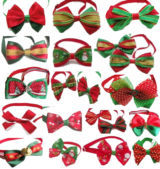 Noeud papillon de Noël pour chiens ou chats UNITAIRE