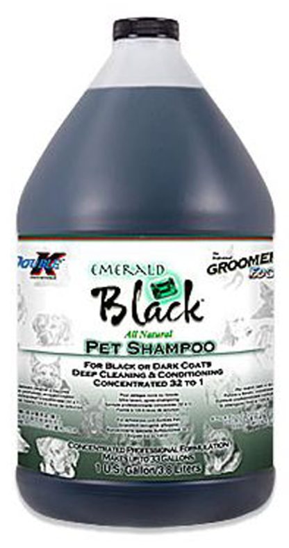 Shampoing Emerald Black pour pelage noir de Double K Gallon
