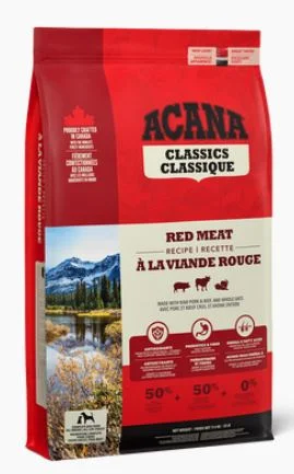 Red Meat Dog Food Classic Acana online pet store pets online.ca