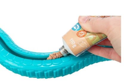 jouet trixie pour chien serpent bleu