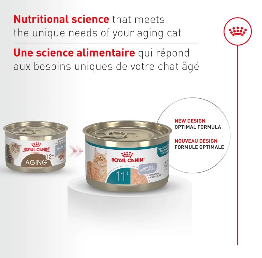 Conserve 145 g, Royal Canin Mousse pour chat Âgé 11+