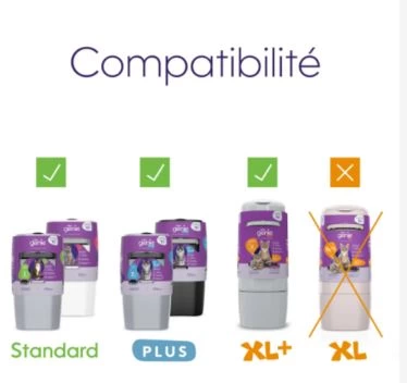 Recharge pour poubelle, Litter Genie Jumbo