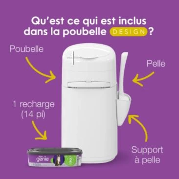 Poubelle à Litière Pour Chat, Litter Genie Design