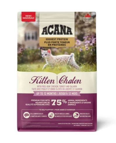 Nourriture pour chaton Acana Plus Forte Teneur En Protéines, 1,8kg
