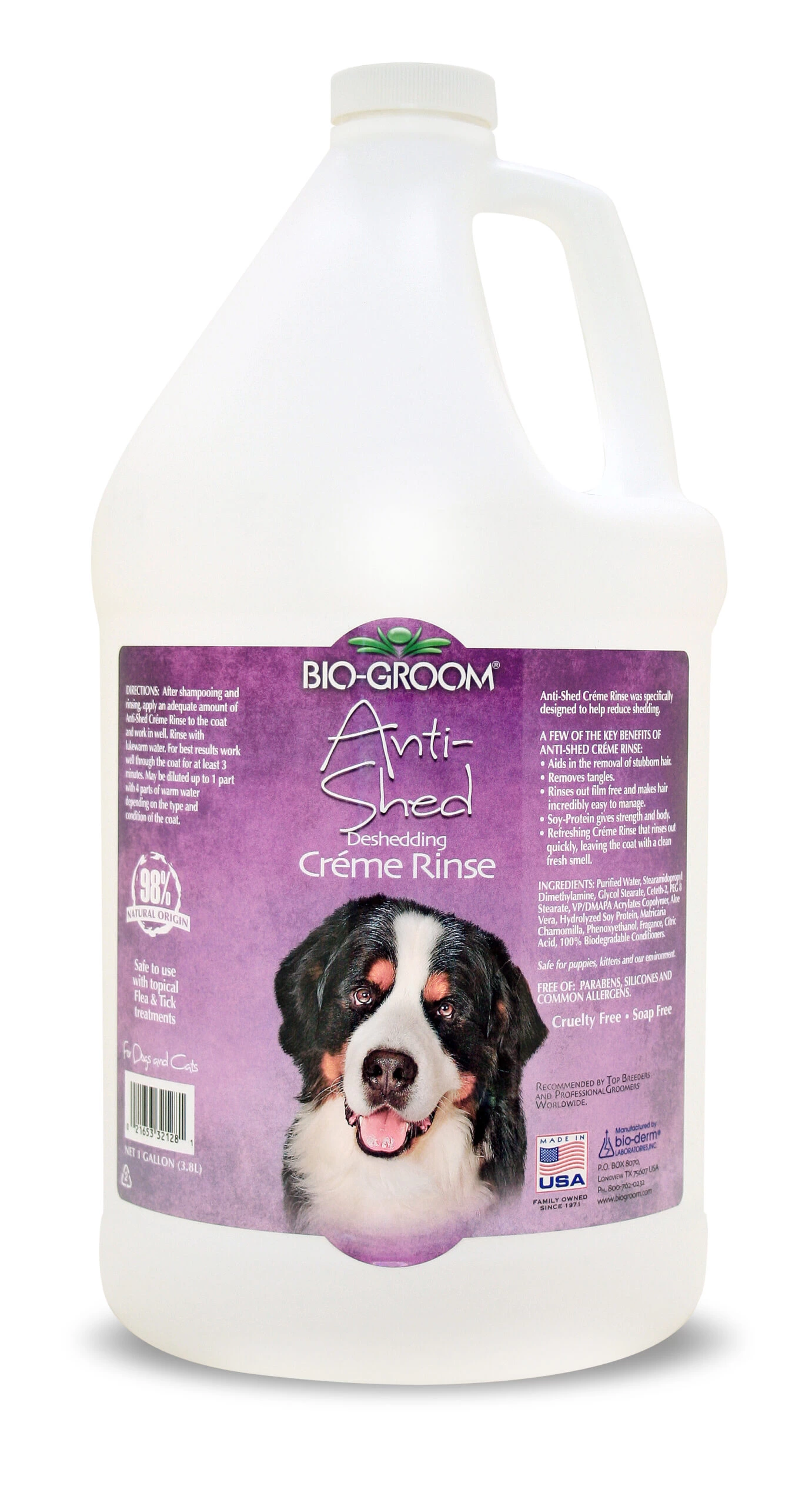 Bio-Groom Anti-shed, conditionneur pour la mue