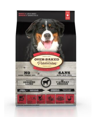 Nourriture pour chien de grande race, agneau, Oven-baked