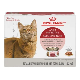 Paquet de 12 conserves en fines tranches instinctif, chat, Royal Canin