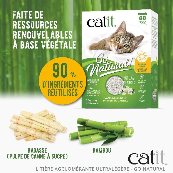 Litière agglomérante Catit, ultralégère