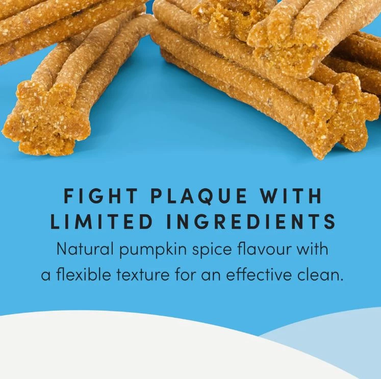 Gâterie dentaire pour chien, Crumps naturals, épices à la citrouille