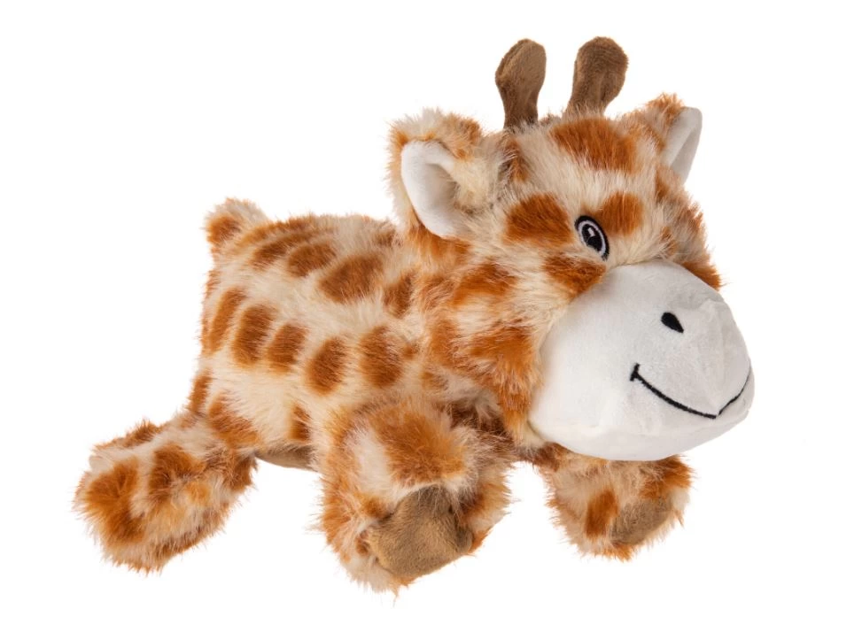 Peluche pour chien giraffe Snugglez, Growl Glen la giraffe, Ruff Guard