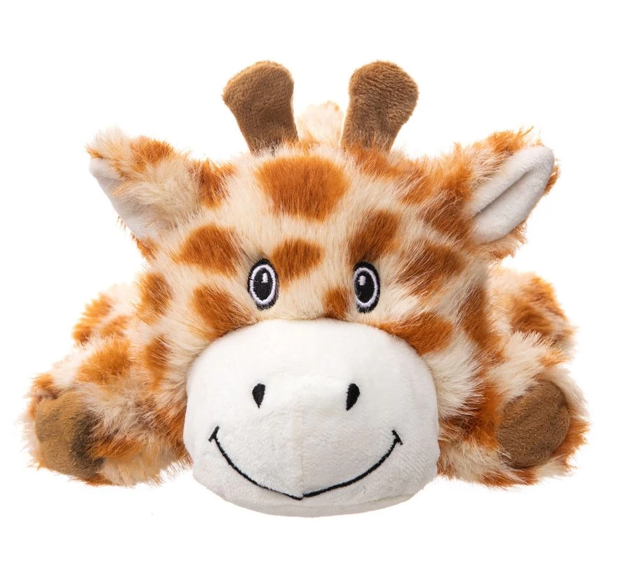 Peluche pour chien giraffe Snugglez, Growl Glen la giraffe, Ruff Guard